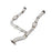 aFe Power Twisted Steel Y-Pipe 3 to 3-1/2 IN 409 Stainless Steel w/ Cat Ford F-150 15-20 V6-2.7L (tt)