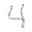 aFe Power Twisted Steel Y-Pipe 3 to 3-1/2 IN 409 Stainless Steel w/ Cat Ford F-150 15-20 V6-2.7L (tt)