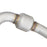 aFe Power Twisted Steel Y-Pipe 3 to 3-1/2 IN 409 Stainless Steel w/ Cat Ford F-150 15-20 V6-2.7L (tt)