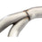 aFe Power Twisted Steel Y-Pipe 3 to 3-1/2 IN 409 Stainless Steel w/ Cat Ford F-150 15-20 V6-2.7L (tt)