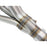 aFe Power Twisted Steel Long Tube Header & Y-Pipe 409 Stainless Steel w/ Cat Ford F-150 15-20 V8-5.0L