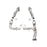 aFe Power Twisted Steel Long Tube Header & Y-Pipe 409 Stainless Steel w/ Cat Ford F-150 15-20 V8-5.0L
