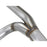 aFe Power Twisted Steel Y-Pipe 3 to 3-1/2 IN 409 Stainless Steel w/ Cat Ford F-150 15-20 V8-5.0L