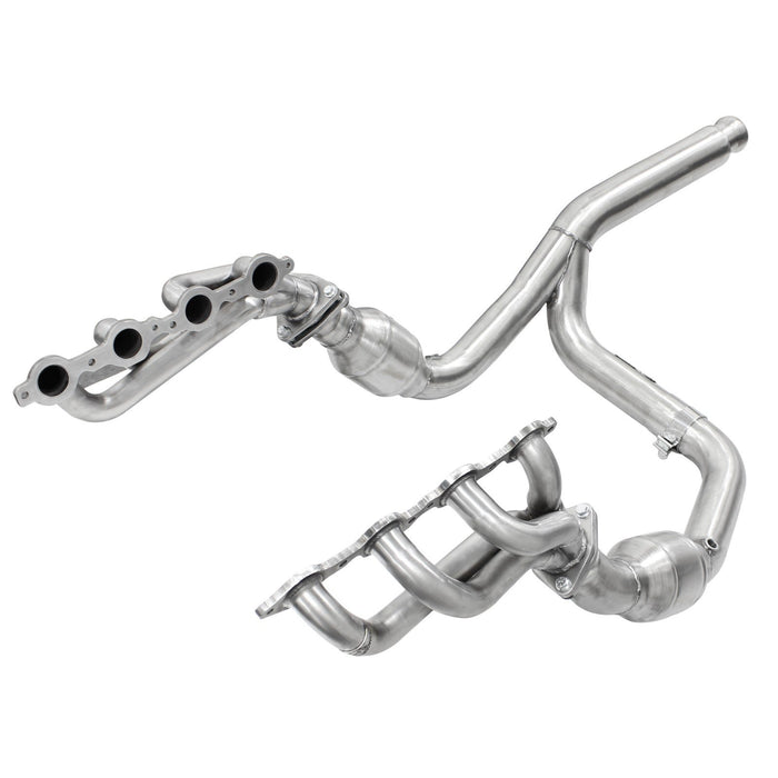 aFe Power Twisted Steel Header & Y-Pipe 409 Stainless Steel w/ Cat GM Silverado/Sierra 1500 09-13 V8 (GMT900)