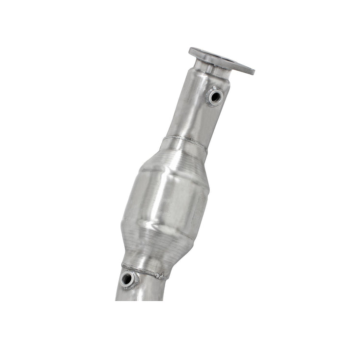 aFe Power Twisted Steel Y-Pipe 3 to 3-1/2 IN 409 Stainless Steel w/ Cat GM Silverado/Sierra 1500 / Suburban/Yukon 09-13 V8-4.8/5.3L