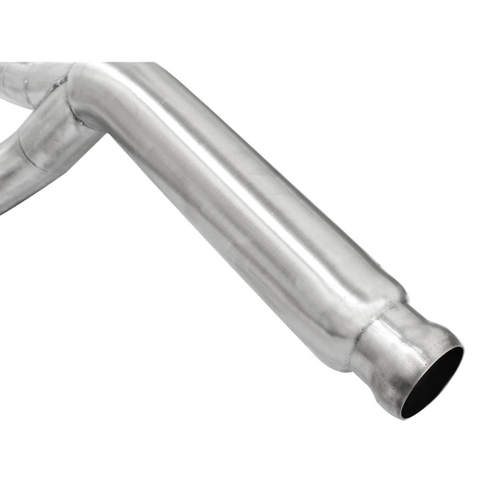 aFe Power Twisted Steel Y-Pipe 3 to 3-1/2 IN 409 Stainless Steel w/ Cat GM Silverado/Sierra 1500 / Suburban/Yukon 09-13 V8-4.8/5.3L