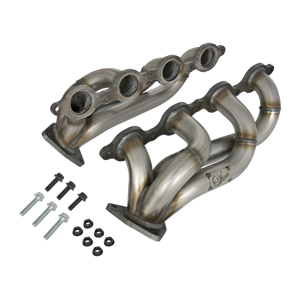 aFe Power Twisted Steel 409 Stainless Steel Shorty Header GM Silverado/Sierra 1500 14-18 / Silverado LD/Sierra Limited 2019 V8-5.3/6.2L