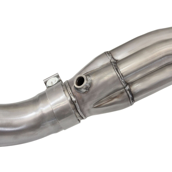 aFe Power Twisted Steel Long Tube Header & Y-Pipe 409 Stainless Steel w/ Cat GM Silverado/Sierra 1500 09-13 V8-4.8L/5.3L