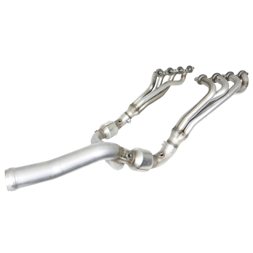 aFe Power Twisted Steel Long Tube Header & Y-Pipe 409 Stainless Steel w/ Cat GM Silverado/Sierra 1500 14-18 V8-6.2L