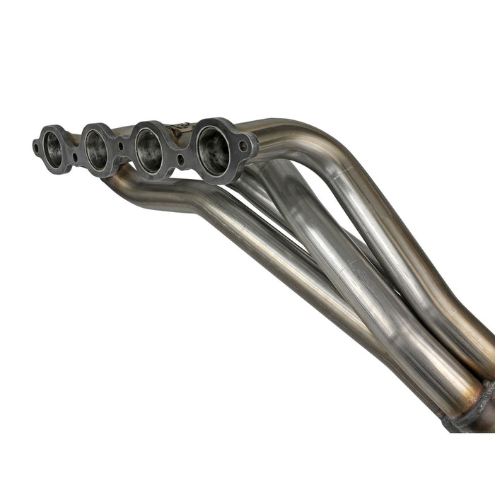 aFe Power Twisted Steel Long Tube Header & Y-Pipe 409 Stainless Steel w/ Cat GM Silverado/Sierra 1500 14-18 V8-6.2L