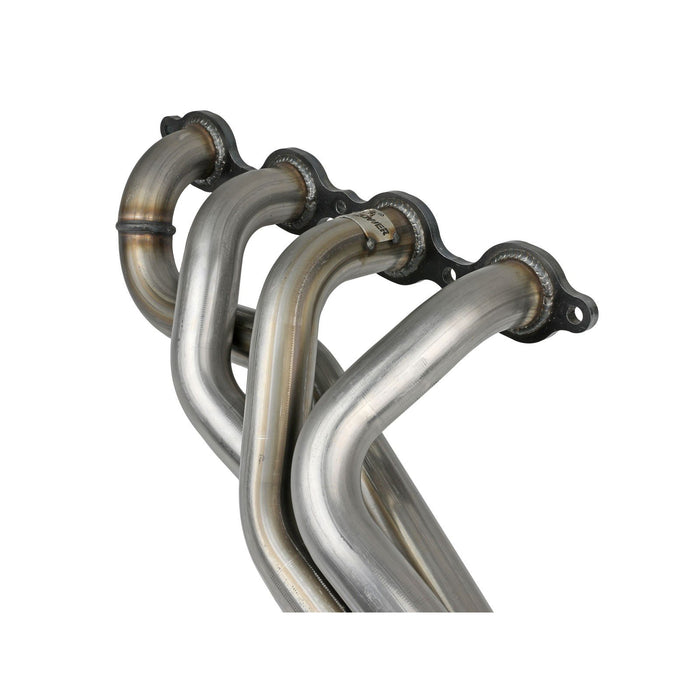 aFe Power Twisted Steel Long Tube Header & Y-Pipe 409 Stainless Steel w/ Cat GM Silverado/Sierra 1500 14-18 V8-6.2L
