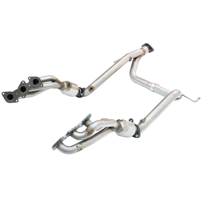 aFe Power Twisted Steel Header & Y-Pipe 409 Stainless Steel w/ Cat Toyota Tacoma 05-11 V6-4.0L