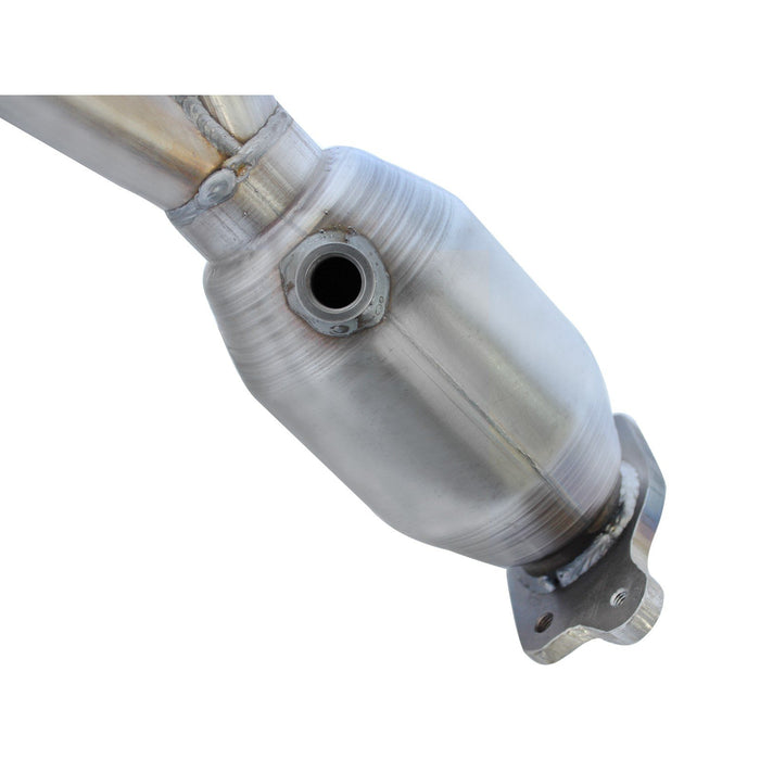 aFe Power Twisted Steel Header 409 Stainless Steel w/ Cat Toyota Tacoma 05-11 V6-4.0L