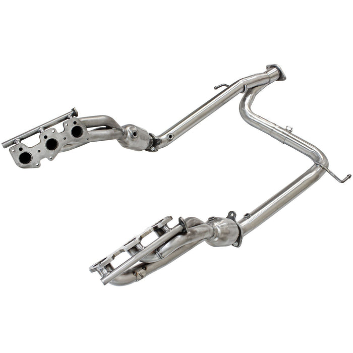 aFe Power Twisted Steel Header & Y-Pipe 409 Stainless Steel w/ Cat Toyota Tacoma 12-15 V6-4.0L