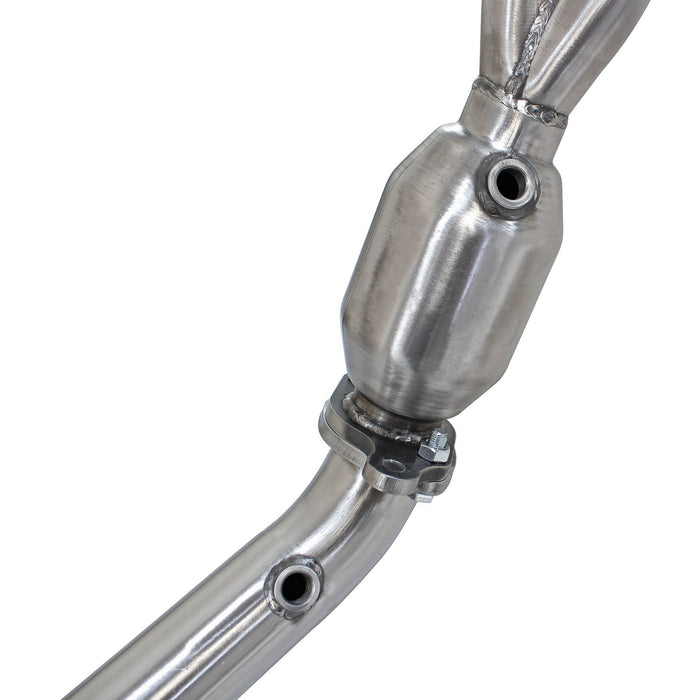 aFe Power Twisted Steel Header & Y-Pipe 409 Stainless Steel w/ Cat Toyota Tacoma 12-15 V6-4.0L