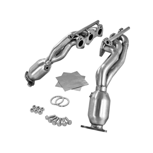 aFe Power Twisted Steel Header 409 Stainless Steel w/ Cat Toyota Tacoma 12-15 V6-4.0L