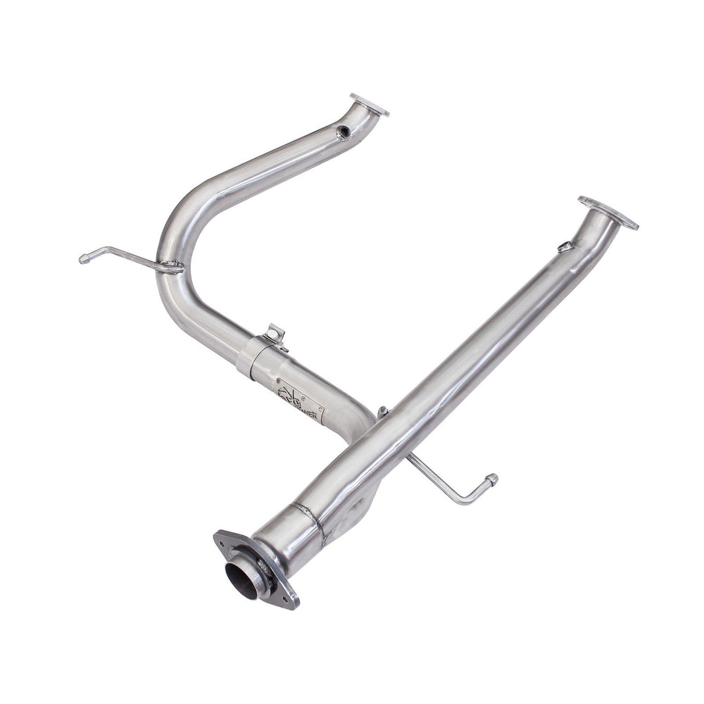 aFe Power Twisted Steel Y-Pipe 2-1/2 to 3 IN 409 Stainless Steel Toyota Tacoma 05-15 V6-4.0L