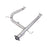 aFe Power Twisted Steel Y-Pipe 2-1/2 to 3 IN 409 Stainless Steel Toyota Tacoma 05-15 V6-4.0L