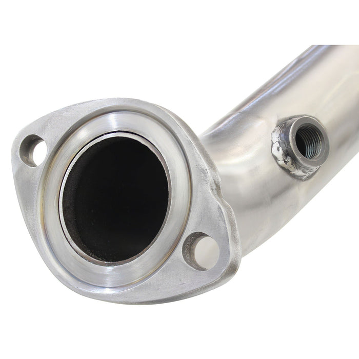aFe Power Twisted Steel Y-Pipe 2-1/2 to 3 IN 409 Stainless Steel Toyota Tacoma 05-15 V6-4.0L