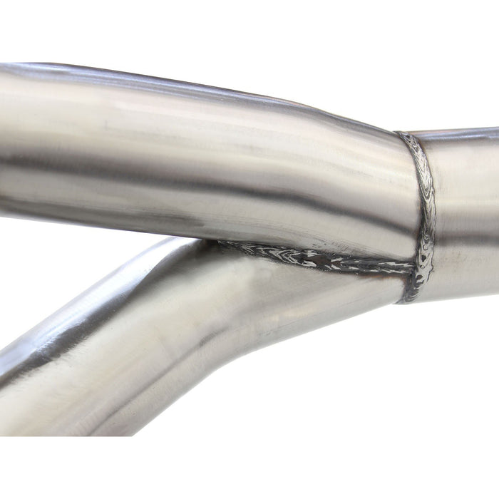 aFe Power Twisted Steel Y-Pipe 2-1/2 to 3 IN 409 Stainless Steel Toyota Tacoma 05-15 V6-4.0L