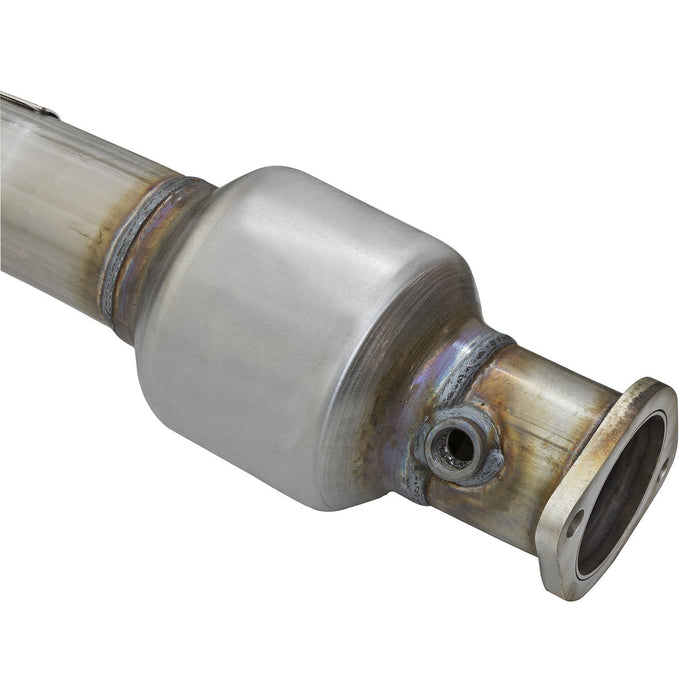 aFe Power Twisted Steel Long Tube Header & Mid Pipe 409 Stainless Steel w/ Cat Nissan Titan XD 16-19 V8-5.6L