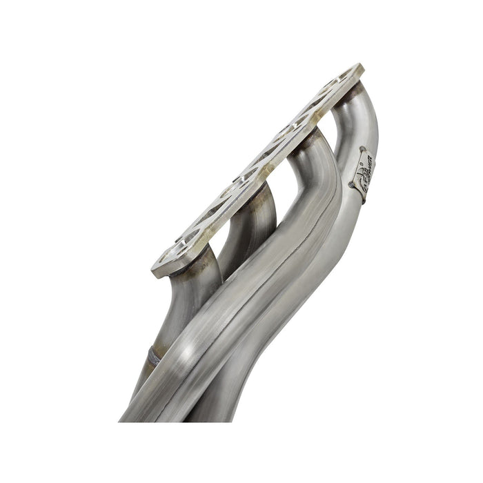 aFe Power Twisted Steel Long Tube Header & Mid Pipe 409 Stainless Steel w/ Cat Nissan Titan XD 16-19 V8-5.6L