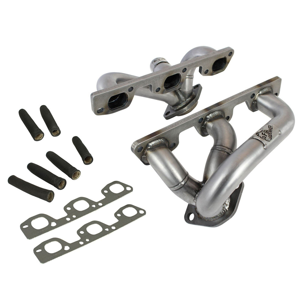 aFe Power Twisted Steel 409 Stainless Steel Shorty Header Jeep Wrangler (JK) 07-11 V6-3.8L