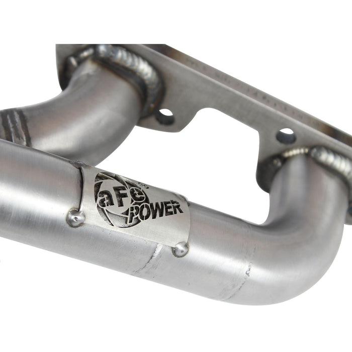 aFe Power Twisted Steel 409 Stainless Steel Shorty Header Jeep Wrangler (JK) 07-11 V6-3.8L