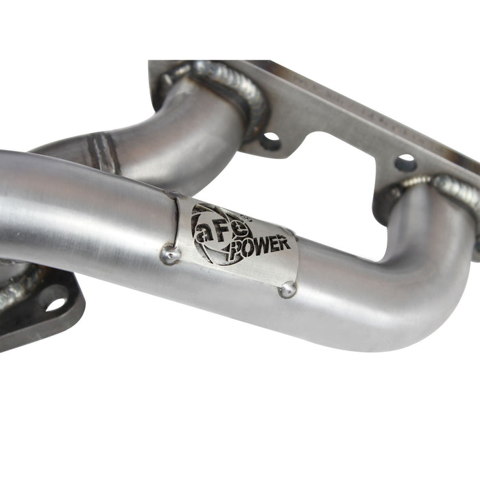 aFe Power Twisted Steel 409 Stainless Steel Shorty Header Jeep Wrangler (JK) 07-11 V6-3.8L