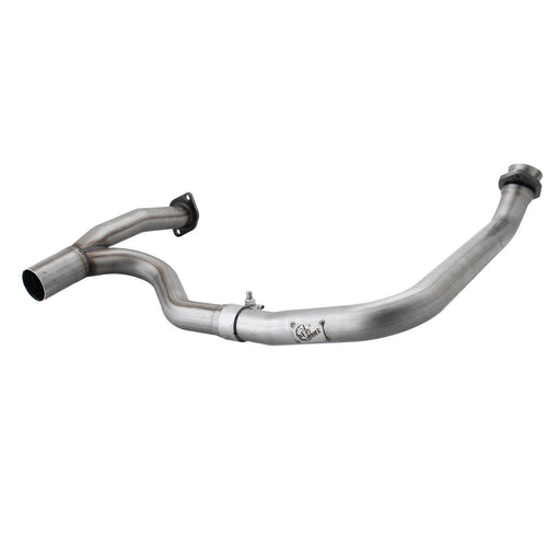 aFe Power Twisted Steel 2 IN to 2-1/2 IN 409 Stainless Steel Street Series Y-Pipe Jeep Wrangler (JK) 12-18 V6-3.6L