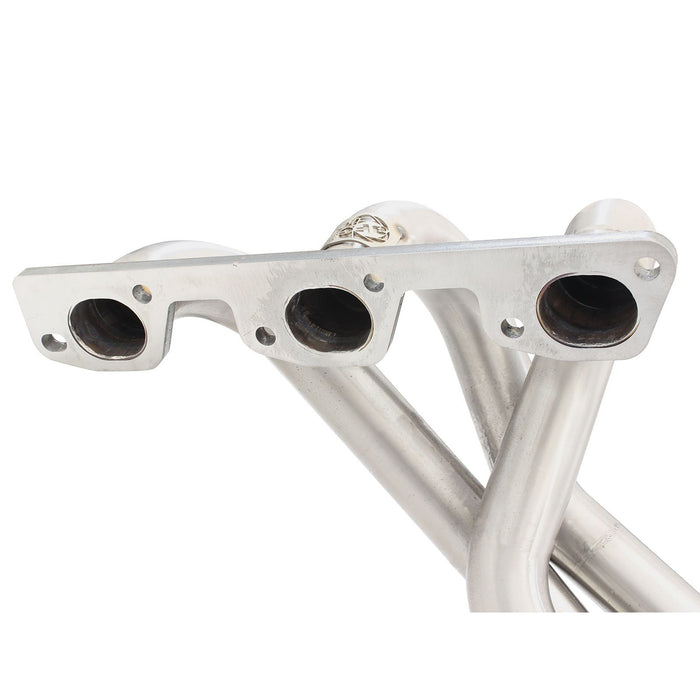 aFe Power Twisted Steel Long Tube Header & Y-Pipe 409 Stainless Steel w/ Cat Jeep Wrangler (JK) 07-11 V6-3.8L