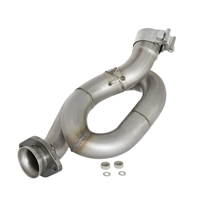 aFe Power Twisted Steel Loop Relocation Pipe Jeep Wrangler (JK) 12-18 V6-3.6L
