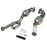 aFe Power Twisted Steel Down Pipe 3 to 2 IN 409 Stainless Steel w/ Cat Jeep Wrangler (JL) 18-20 / Gladiator (JT) 2020 V6-3.6L
