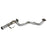 aFe Power Twisted Steel 2-1/4 IN to 2-1/2 IN 409 Stainless Steel Street Series Y-Pipe Jeep Wrangler (JL) 18-20 / Gladiator (JT) 2020 V6-3.6L