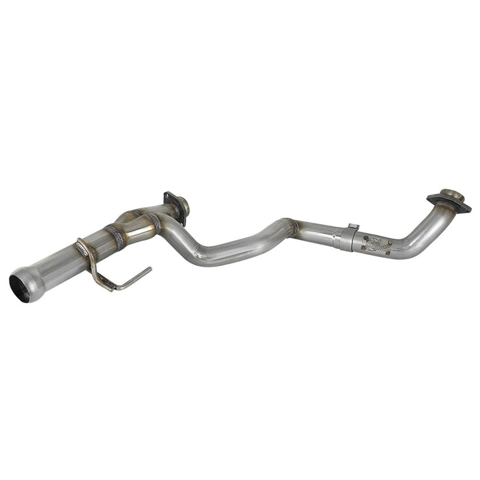 aFe Power Twisted Steel 2-1/4 IN to 2-1/2 IN 409 Stainless Steel Street Series Y-Pipe Jeep Wrangler (JL) 18-20 / Gladiator (JT) 2020 V6-3.6L