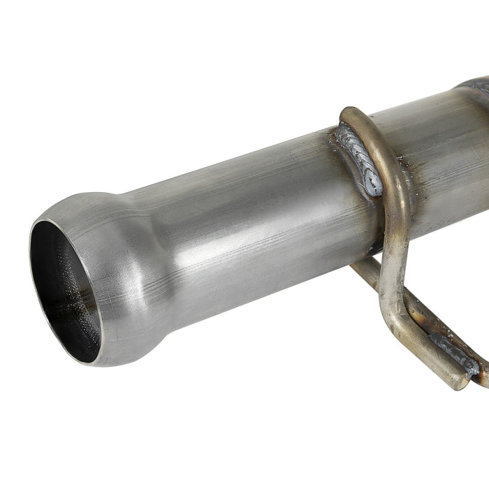 aFe Power Twisted Steel 2-1/4 IN to 2-1/2 IN 409 Stainless Steel Street Series Y-Pipe Jeep Wrangler (JL) 18-20 / Gladiator (JT) 2020 V6-3.6L