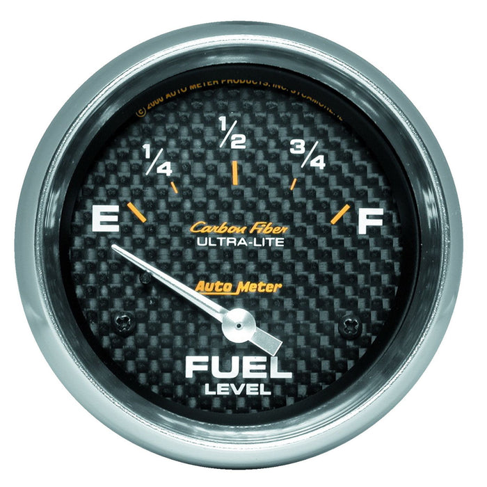 AutoMeter 2-5/8" Fuel Level, 240-33 ??, Air-Core, Sse, Carbon Fiber