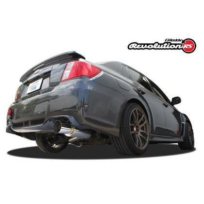Greddy 11-14 Subaru WRX/STI (Sedan) 76mm Single Side Cat-Back Revolution RS Exhaust