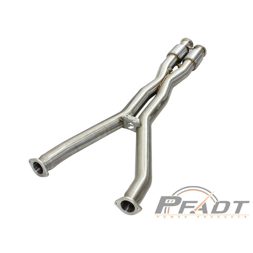 aFe Power PFADT Series X-Pipe 3 IN 304 Stainless Steel w/ Cat Chevrolet Corvette (C5) 97-04 V8-5.7L (LS1)