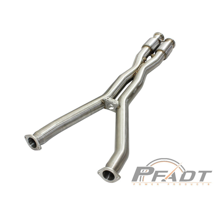 aFe Power PFADT Series X-Pipe 3 IN 304 Stainless Steel w/ Cat Chevrolet Corvette (C5) 97-04 V8-5.7L (LS1)