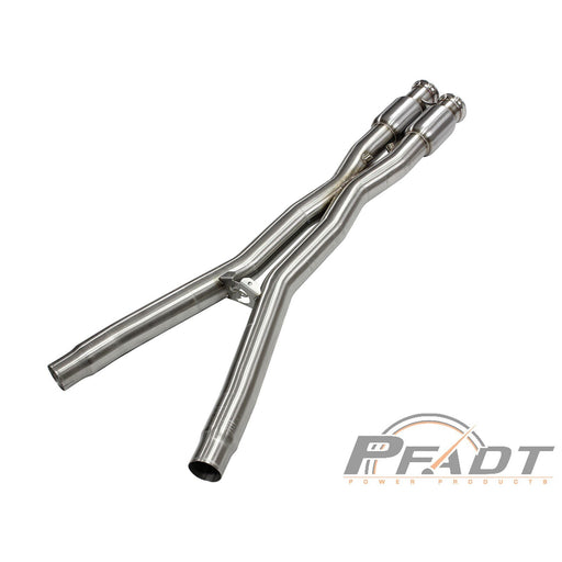 aFe Power PFADT Series X-Pipe 3 IN 304 Stainless Steel w/ Cat Chevrolet Corvette (C6) 05-08 V8-6.0L/6.2L (LS2/LS3)