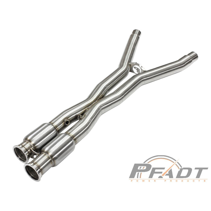 aFe Power PFADT Series X-Pipe 3 IN 304 Stainless Steel w/ Cat Chevrolet Corvette (C6) 05-08 V8-6.0L/6.2L (LS2/LS3)