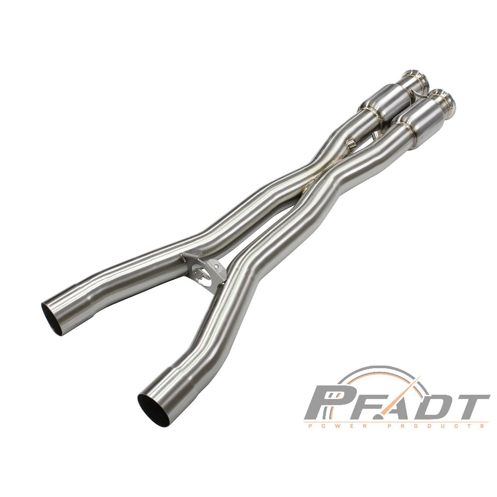 aFe Power PFADT Series X-Pipe 3 IN 304 Stainless Steel w/ Cat Chevrolet Corvette Z06/ZR1 (C6) 06-13 V8-6.2L/7.0L (LS9/LS7)
