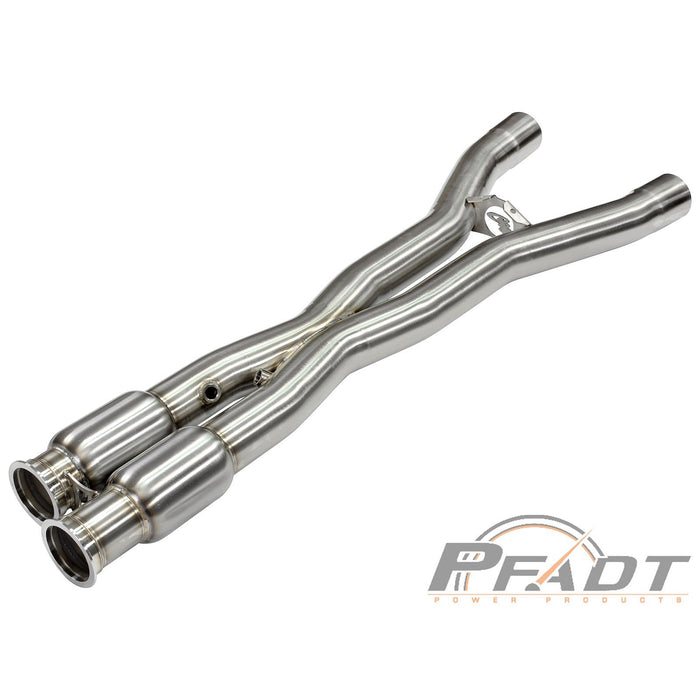 aFe Power PFADT Series X-Pipe 3 IN 304 Stainless Steel w/ Cat Chevrolet Corvette Z06/ZR1 (C6) 06-13 V8-6.2L/7.0L (LS9/LS7)