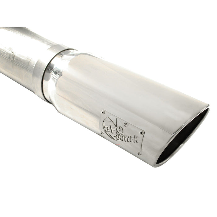 aFe Power Atlas 5 IN Aluminized Steel DPF-Back Exhaust System Dodge Diesel Trucks 07.5-12 L6-6.7L (td)