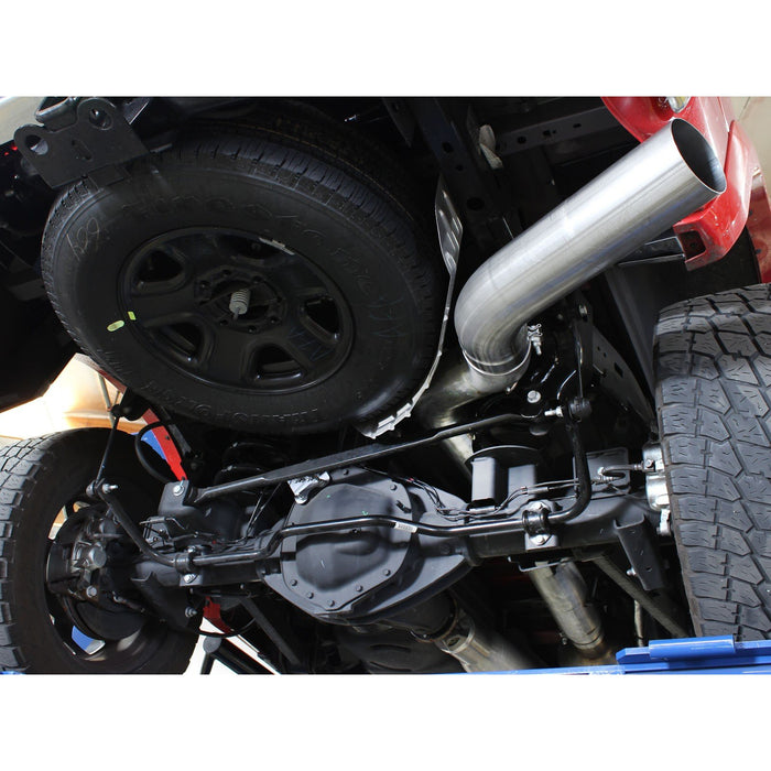 aFe Power Atlas 5 IN Aluminized Steel DPF-Back Exhaust System Dodge RAM Diesel Trucks 13-18 L6-6.7L (td)