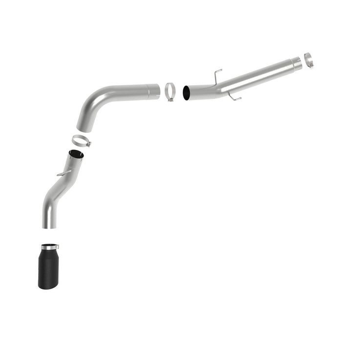 aFe Power Large Bore-HD 5 IN 409 Stainless Steel DPF-Back Exhaust System RAM Diesel Trucks 19-20 L6-6.7L (td)