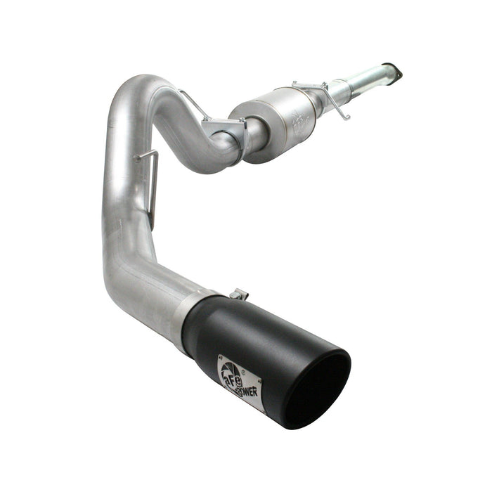 aFe Power Atlas 4 IN Aluminized Steel Cat-Back Exhaust System Ford F-150 11-14 V6-3.5L (tt)