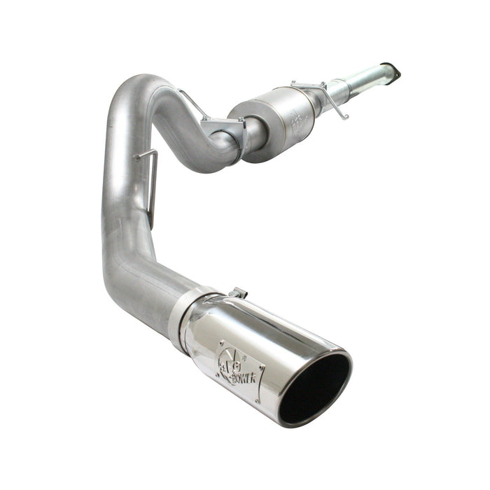 aFe Power Atlas 4 IN Aluminized Steel Cat-Back Exhaust System Ford F-150 11-14 V6-3.5L (tt)