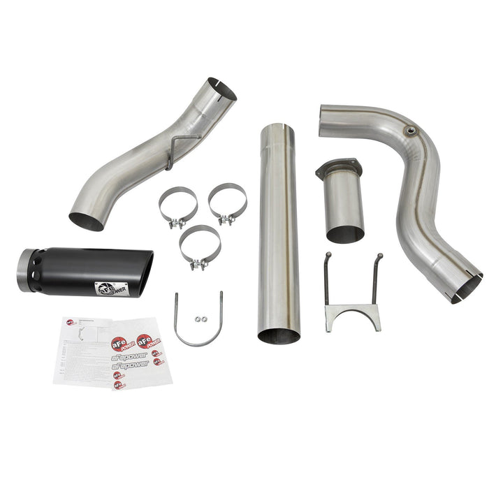 aFe Power Atlas 5 IN Aluminized Steel DPF-Back Exhaust System Ford Diesel Trucks 17-20 V8-6.7L (td)